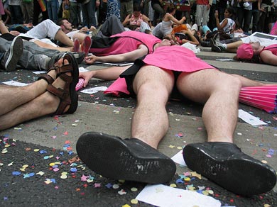 Gay Pride - Marche des fiertés 2005.