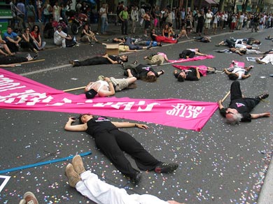 Gay Pride - Marche des fiertés 2005.