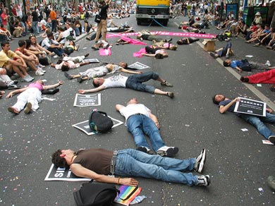 Gay Pride - Marche des fiertés 2005.