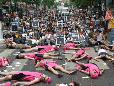 Gay Pride - Marche des fiertés 2005.