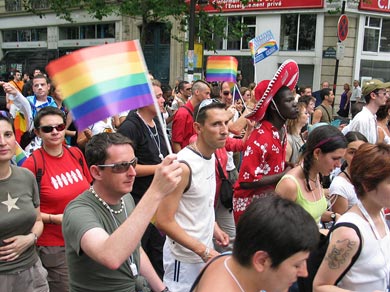 Gay Pride - Marche des fiertés 2005.