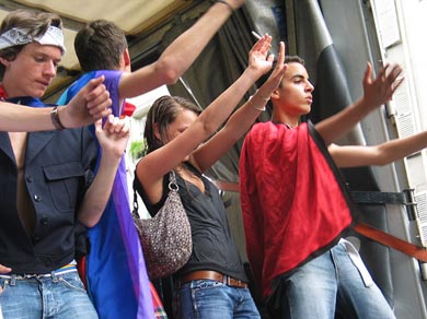 Gay Pride - Marche des fiertés 2005.