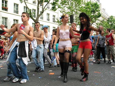 Gay Pride - Marche des fiertés 2005.