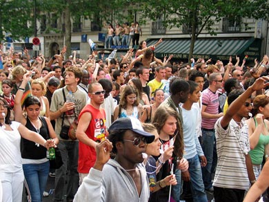 Gay Pride - Marche des fiertés 2005.