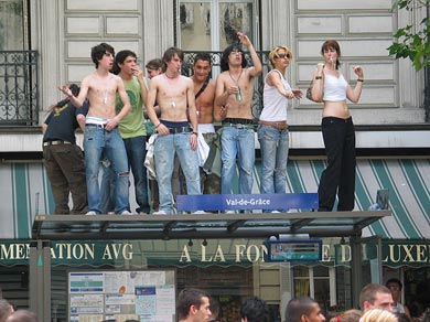 Gay Pride - Marche des fiertés 2005.