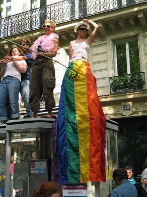 Gay Pride - Marche des fiertés 2005.