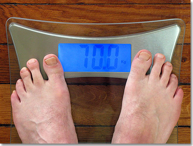 Balance électronique.