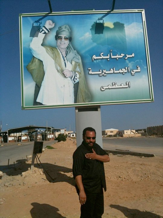 Dieudonné parti soutenir Kadhafi