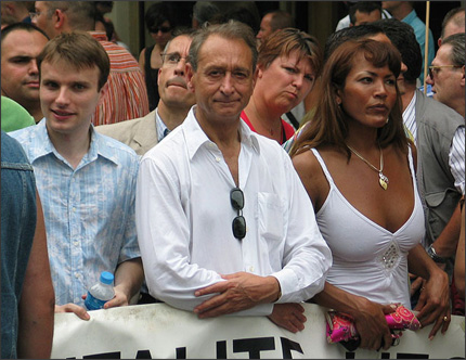 Marche des fiertés 2005 - Bertrand Delanoë.