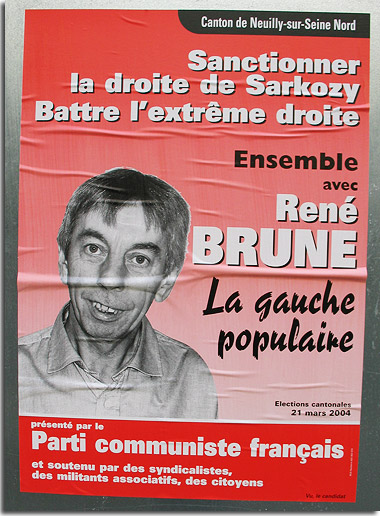 Affiche PCF, Cantonales 2004