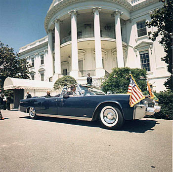 Blue Lincoln Continental