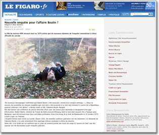 Copie d'écran Le Figaro.