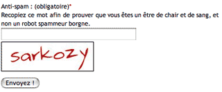 Captcha Sarkozy.