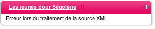 Erreur xml.
