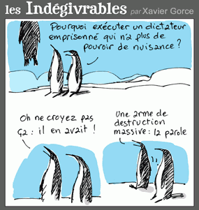 Indegivrables- Xavier Gorce.