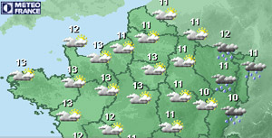 13° à Paris.