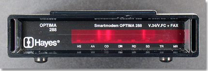 modem hayes optima 288