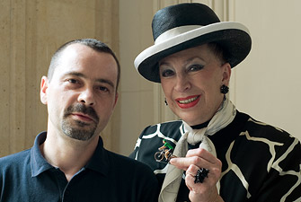 Moi et Geneviève.
