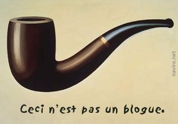 ceci n'est pas un blogue.