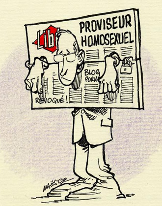 Proviseur, dessin de Maëster.