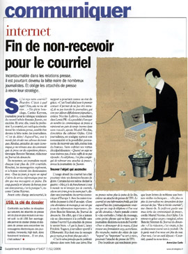 Fin de non-recevoir pour le courriel.