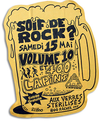 affichette verres stérilisés