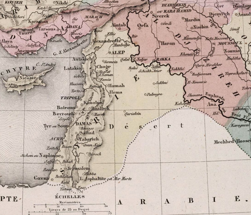 Syrie vers 1850