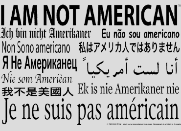 I am not American