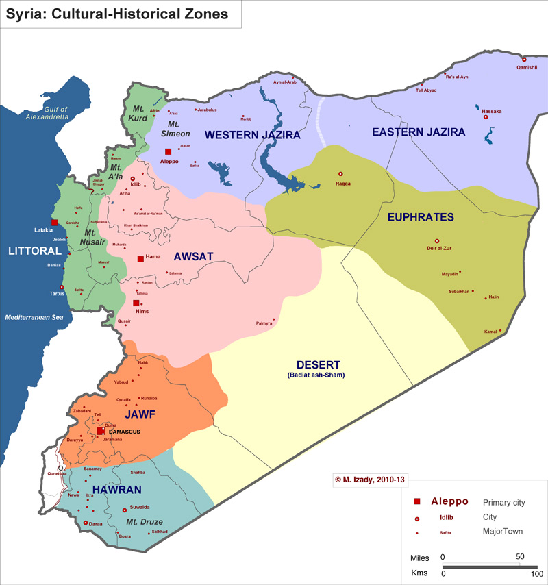 Syria Cultural and Historical Zones