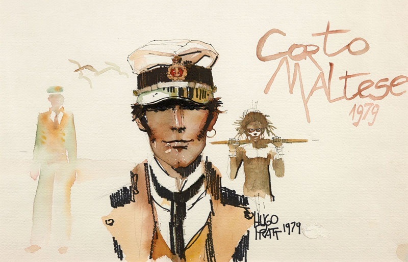 Portrait de Corto Maltese