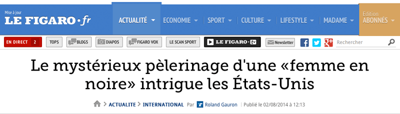 Article Roland Gauron, Le Figaro