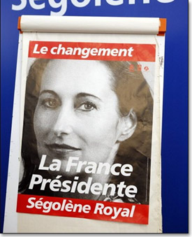 Affiche Ségolène Royal.