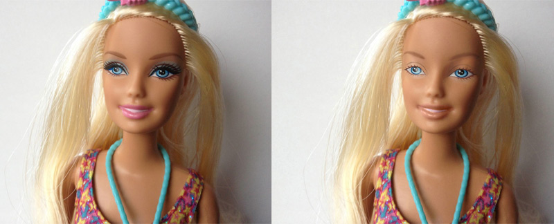 Barbie démaquillée