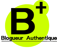Logo blogueur authentique.
