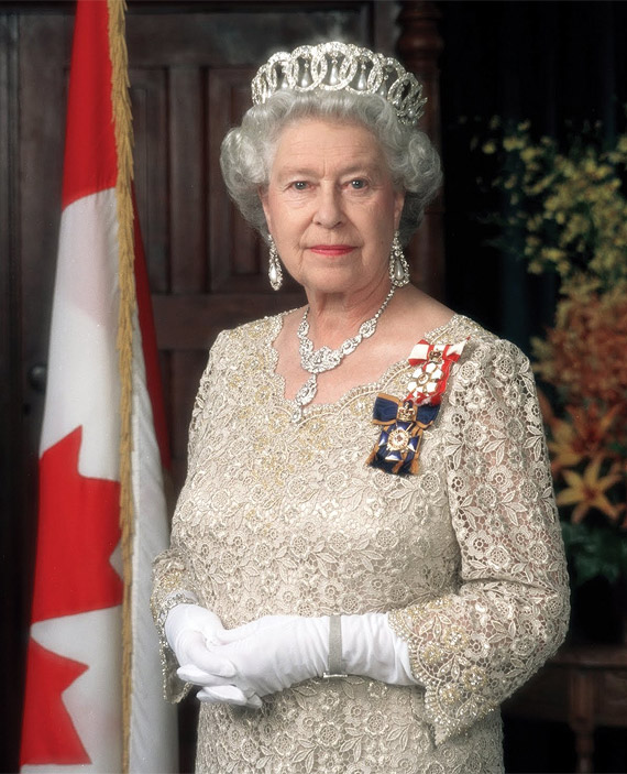Elizabeth II, par la grâce de Dieu, reine du Royaume-Uni, du Canada et de ses autres royaumes et territoires, chef du Commonwealth