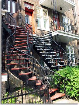 escaliers Montréal