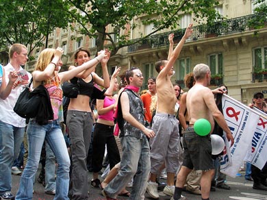 Gay Pride - Marche des fiertés 2005.