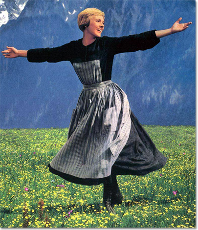 Jumie -Andrews dans The Sound Of Music, 1965.