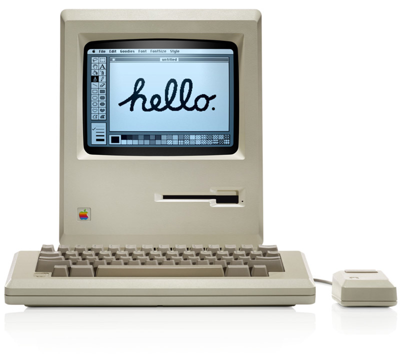 Macintosh 1984 hello