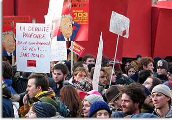 Manif étudiants Montréal.