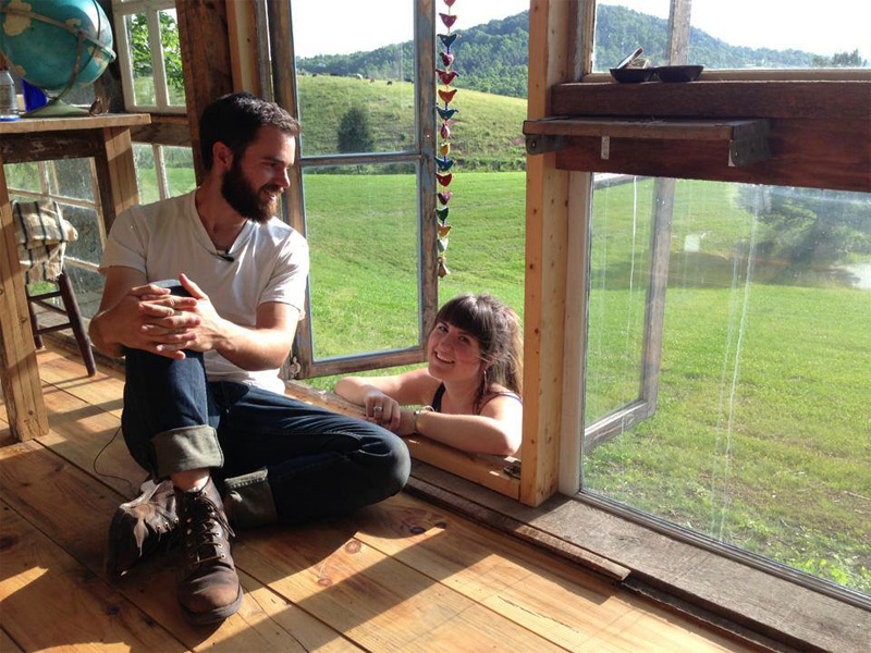 Nick and Lilah’s Glass Cabin