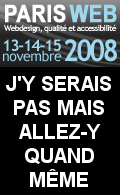 Paris Web 2008.