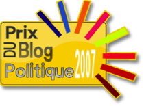 Prix du Blog Politique 2007.