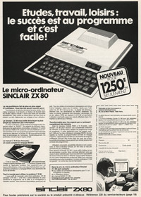 Publicité Sinclair ZX80.