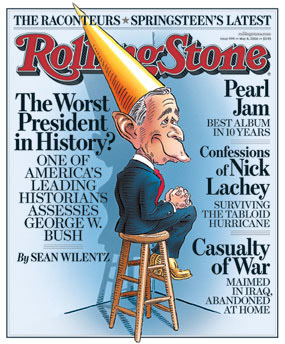 Rolling Stone - Bush Worst President in History.