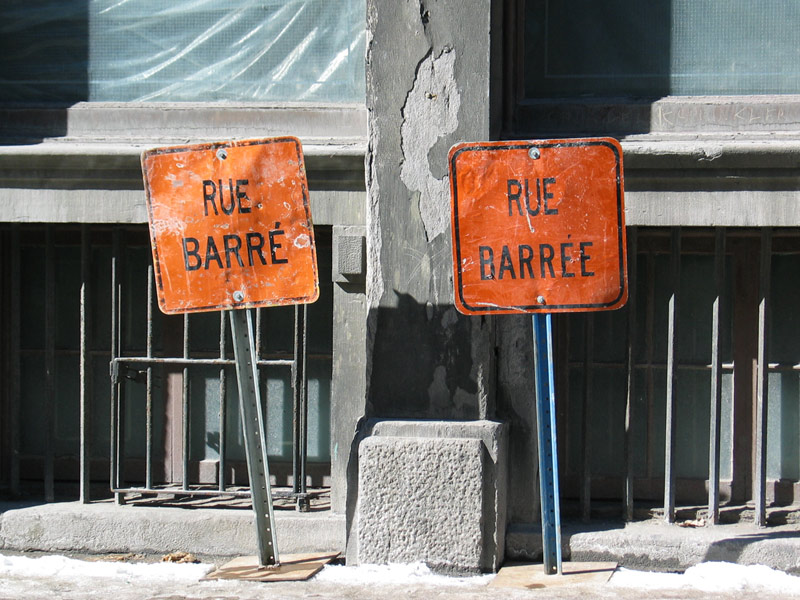 Rue barre à montreal 2005